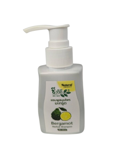 ชีววิถี แชมพูมะกรูด Bergamot Herbal Shampoo(100ml)