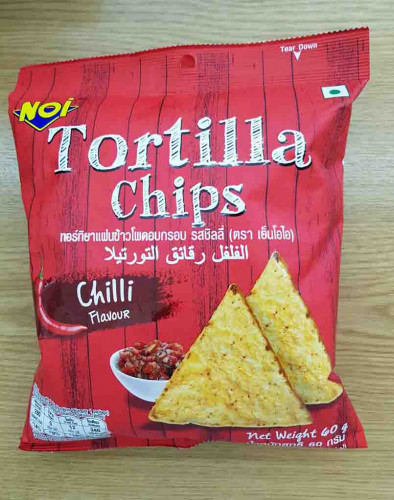 Tortilla Chips รสชิลลี่ เอ็นโอไอ(60g)