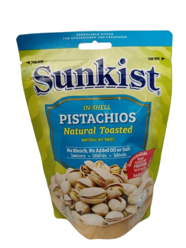 ซันคิสท์ พิตาชิโออบ Sunkist Pistachios Natural Toasted