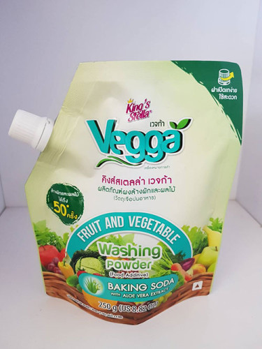 Vegga ผงล้างผักและผลไม้ Fruit &Vegetable Washing Powder