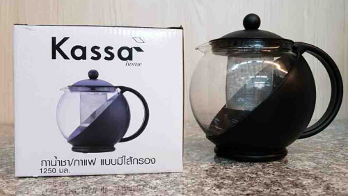 กาน้ำชา Kassa home มีไส้กรอง #A03(1250ml)