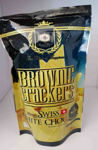 Brownie Cradkers รสไวท์ช็อกโกแลต(55g)