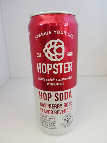 ็Hopster  Hop Soda Raspberry Rose