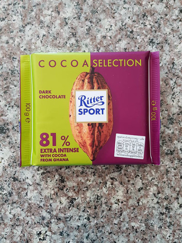 Ritter Sport Cocoa Selection 81%(100g)