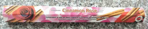ธูปหกเหลี่ยม Cinnamon Rose(Darshan)