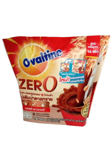 โอวัลติน ไม่เติมน้ำตาลทราย Ovaltine Zero(14ซอง)