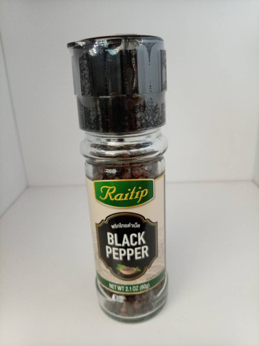 พริกไทยดำเม็ด ไร่ทิพย์ Raitip Black Pepper