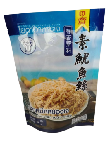 ปลาหมึกหยองเจ โยตา Vegetarian Dried Squid Shred