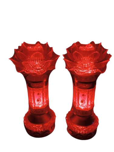 โคมไฟดอกบัว#25(เหลือง,แดง)