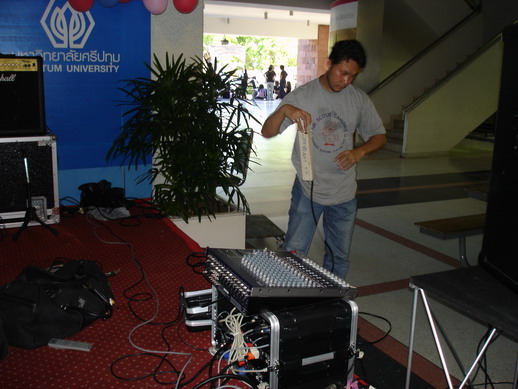 งานเช่าเครื่องเสียง เช่าเครื่องดนตรี Campus TOUR มหาลัยศรีปทุม 11