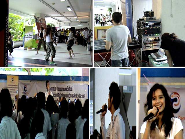 งานเช่าเครื่องเสียง Campus GMM ม.ศรีปทุม 1