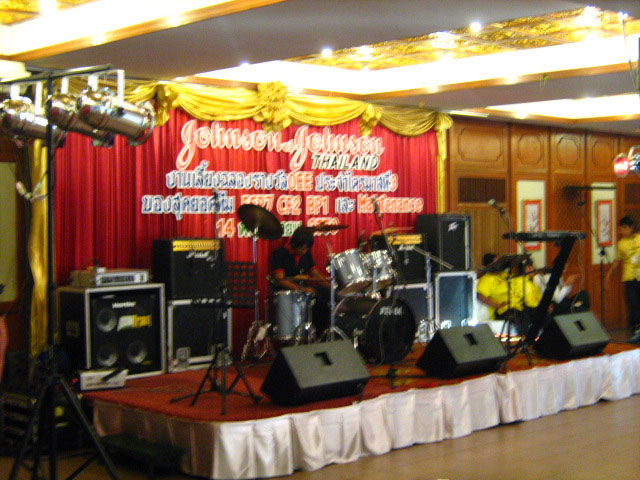 เช่าเครื่องเสียง เช่าเครื่องดนตรี บริษัท JOHNSON ภัตตาคาร มังกรหลวง 1