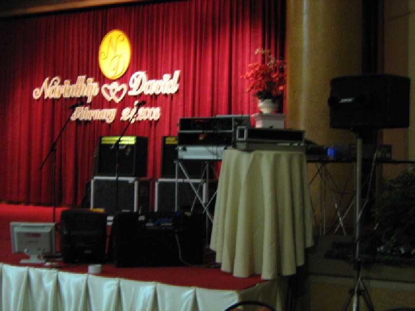 เช่าเครื่องเสียง เช่าเครื่องดนตรี คาราโอเกะ งานแต่งงาน TOWN IN TOWN  HOTEL 4