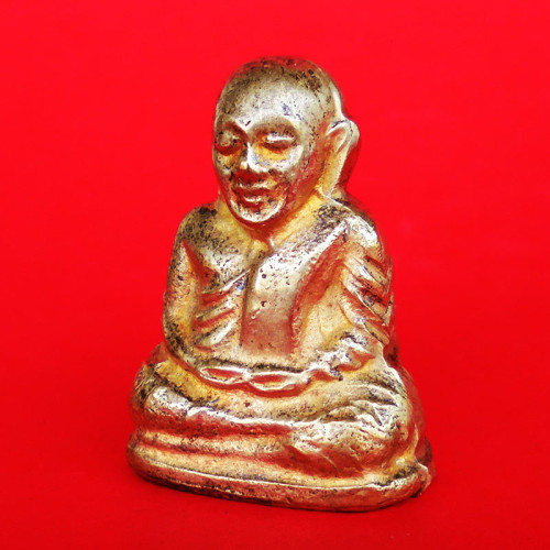 รูปหล่อหลวงพ่อเงิน บางคลาน ปี 16 เลข ๒ เนื้อทองเหลือง กันกลึง วัดบางคลานจัดสร้าง ปี 2516 4