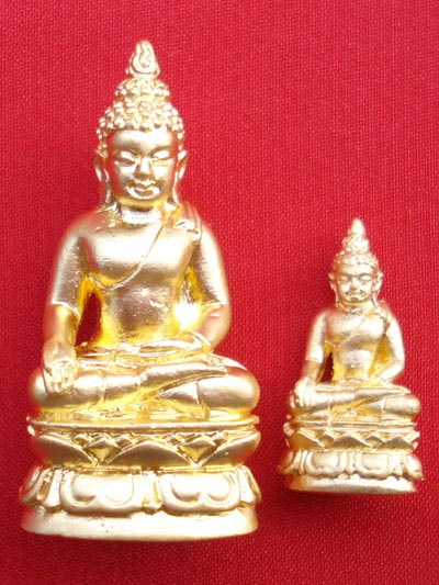 ของขวัญที่ทรงคุณค่า พระกริ่ง-พระชัยวัฒน์ "ไพรีพินาศ" วัดบวรนิเวศ เนื้อโลหะชุบทองสวยอร่าม