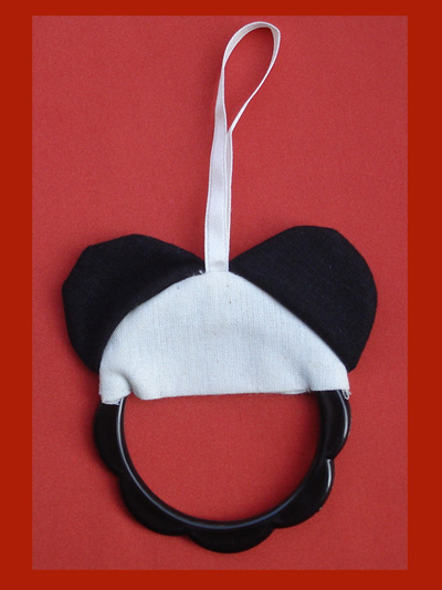 ที่แขวนผ้าเช็ดมือหมีแพนด้า 1 ชุด 3 ชิ้น