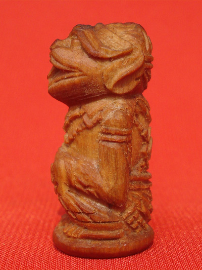 สุดสวย อานุภาพล้ำเลิศหนุมานหลวงพ่ออ่าง วัดใหญ่สว่างอารมณ์ รุ่น 2 เนื้อรากไม้พุดซ้อน พิมพ์หน้ากระบี่ 4