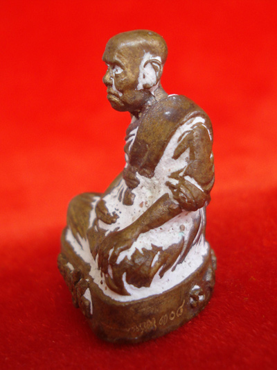 รูปหล่อดวงดีอุดเกศา รุ่นแรก ครบรอบ 84 ปี หลวงปู่เจือ ปิยสีโล วัดกลางบางแก้ว เนื้อโลหะผสม ปี 2552 2