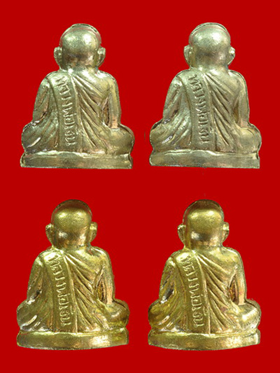 รูปเหมือนปั๊มหลวงพ่อเงิน บางคลาน พิมพ์ใหญ่หน้ายักษ์ วัดศรีมงคล พิจิตร ปี 2554 รวม 4 องค์ครบชุด 1