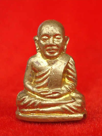 รูปหล่อปั๊มหลวงพ่อเงิน บางคลาน ปี 16 วัดบึงนาราง เนื้อทองเหลืองกะไหล่ทอง สวย น่าบูชามาก