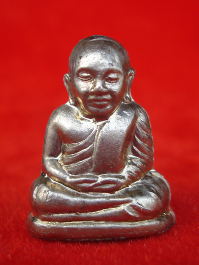 รูปหล่อปั๊มหลวงพ่อเงิน รุ่นทรงธรรม 54-55 พิมพ์คอแอล เนื้ออัลปาก้า รุ่นแรกวัดทรงธรรม ปี 2555 สวยมาก