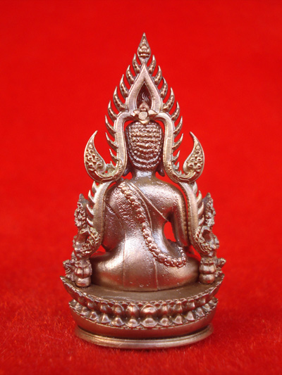 พระพุทธชินราช พิมพ์แต่งฉลุลอยองค์ เนื้อบรอนซ์นอก รุ่นจอมราชันย์ วัดพระศรีฯ  เลขสุดสวย 292 2