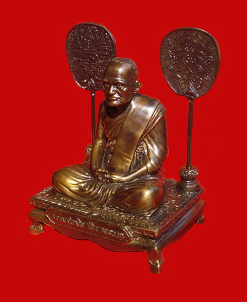 พระบูชา หลวงพ่อเงิน วัดบางคลาน เนื้อทองเหลืองรมมันปู ขนาดหน้าตักกว้าง 3 ,5 และ 9 นิ้ว ปี 2551 2