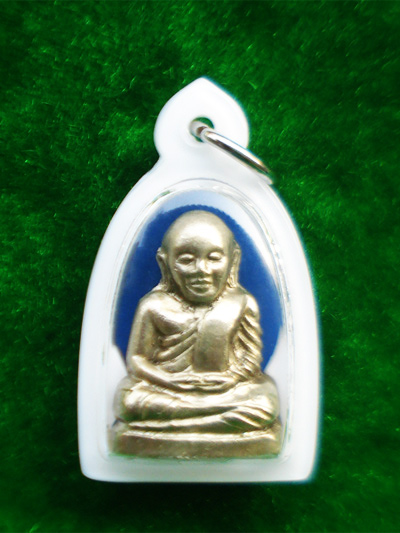 รูปหล่อปั๊มหลวงพ่อเงิน บางคลาน พิมพ์ 15 นับแบงก์ รุ่น 55 มหาบารมี 85 พรรษา เนื้ออัลปาก้า ปี 55