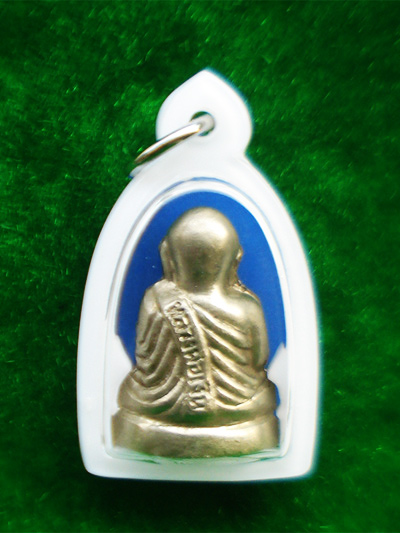 รูปหล่อปั๊มหลวงพ่อเงิน บางคลาน พิมพ์ 15 นับแบงก์ รุ่น 55 มหาบารมี 85 พรรษา เนื้ออัลปาก้า ปี 55 1