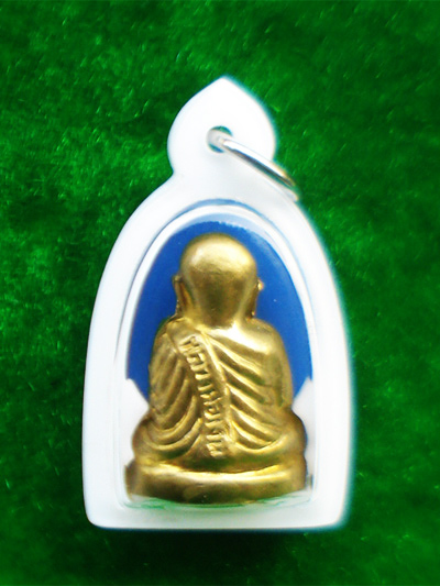 รูปหล่อปั๊มหลวงพ่อเงิน บางคลาน พิมพ์ 15 นับแบงก์ รุ่น 55 มหาบารมี 85 พรรษา เนื้อทองเหลือง ปี 55 1