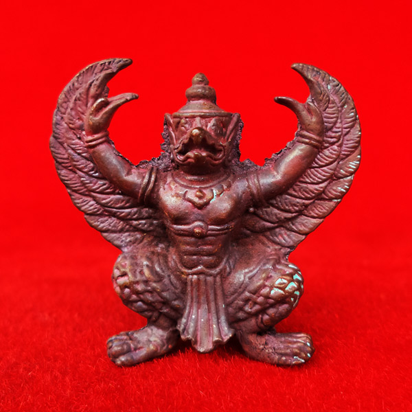 พญาครุฑมหาอำนาจ รุ่นแรก เนื้อทองแดงเถื่อนอุดผง พ่อท่านพรหม วัดพลานุภาพ ปี 2554 สุดสวย