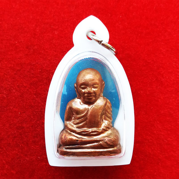 รูปเหมือนปั๊มหลวงพ่อเงิน วัดบางคลาน รุ่นน้ำท่วม พิมพ์คอแอลย้อนยุคปี 15 เนื้อนวโลหะ สุดสวย