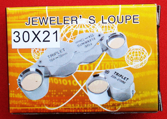 กล้องส่องพระ JEWELER\'S LOUPE TRIPLET 30 X - 21 mm รุ่นนี้คุณภาพเยี่ยม 3