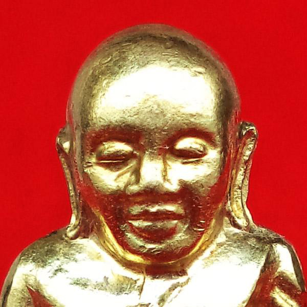 รูปหล่อปั๊มหลวงพ่อเงิน บางคลาน พิมพ์ 15 นับแบงก์ รุ่น 55 มหาบารมี 85 พรรษา เนื้อทองเหลือง ปี 55 1