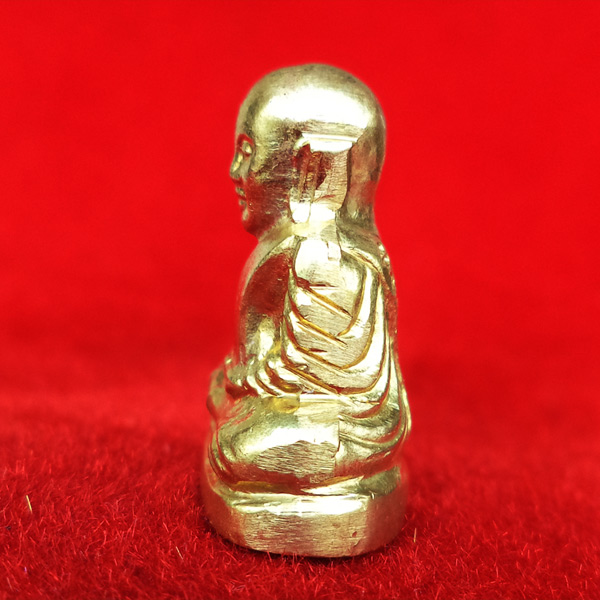 รูปหล่อปั๊มหลวงพ่อเงิน บางคลาน พิมพ์ 15 นับแบงก์ รุ่น 55 มหาบารมี 85 พรรษา เนื้อทองเหลือง ปี 55 4