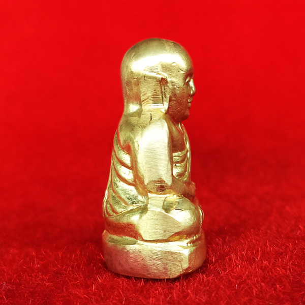 รูปหล่อปั๊มหลวงพ่อเงิน บางคลาน พิมพ์ 15 นับแบงก์ รุ่น 55 มหาบารมี 85 พรรษา เนื้อทองเหลือง ปี 55 3