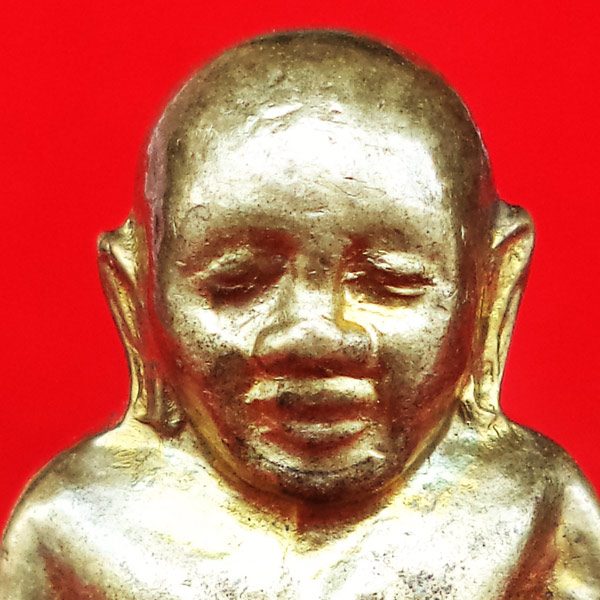 รูปหล่อปั๊มหลวงพ่อเงิน ปี 15 วัดวังจิก พิมพ์มือนับแบงค์ เนื้อทองเหลือง ร่วมพิธีปี 15 สวยมาก สุดหายาก 1