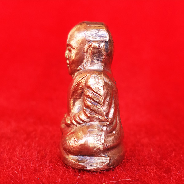 รูปเหมือนปั๊มหลวงพ่อเงิน วัดบางคลาน รุ่นน้ำท่วม พิมพ์มือมีจุด ย้อนยุคปี 15 เนื้อนวโลหะ สุดสวย 3