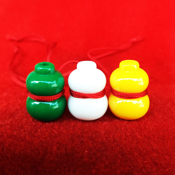 น้ำเต้าหลวงพ่อสด วัดปากน้ำ ชุด 3 สี 3 ลูก แบบที่ 3 รุ่น 100 ปี ภาพสี บูชาไว้เพื่อดูดทรัพย์ดีมาก