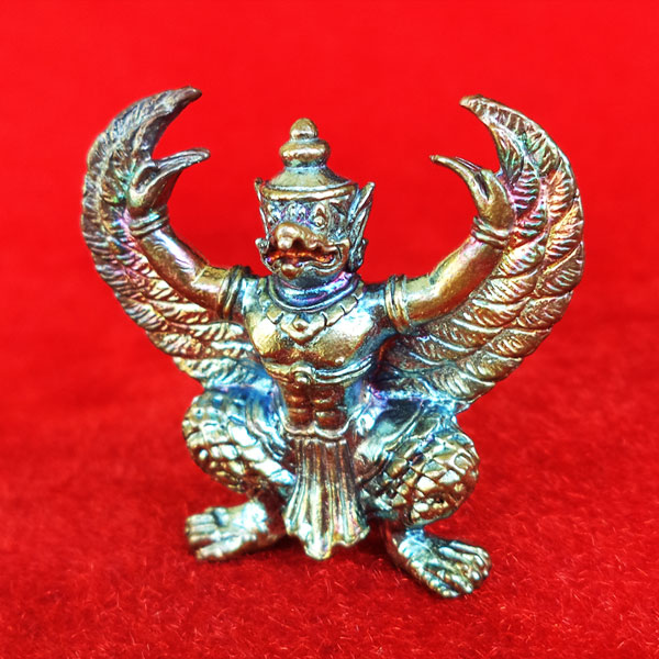 พญาครุฑมหาอำนาจ รุ่นแรก เนื้อนวโลหะอุดผง พ่อท่านพรหม วัดพลานุภาพ ปี 2554 สวยแชมป์