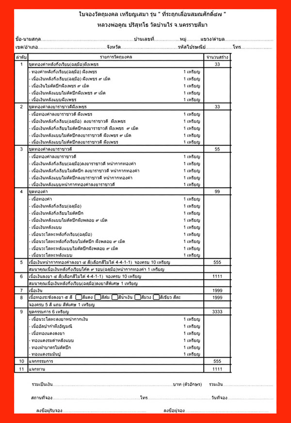 เหรียญเสมา หลวงพ่อคูณ รุ่นที่ระฤกเลื่อนสมณศักดิ์ 47 เนื้อทองแดงลงยา แยกจากชุดกรรมการ ปี 2557 4