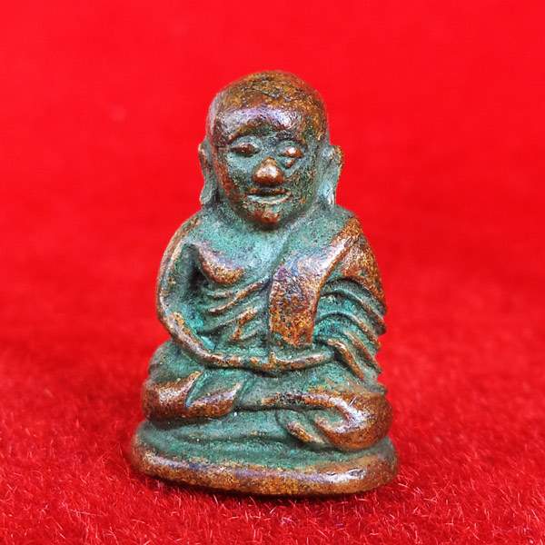 รูปหล่อโบราณย้อนยุคหลวงพ่อเงิน พิมพ์ขี้ตา รุ่น ๒๐๙ ปี ชาตกาล หลวงพ่อเงิน พุทธโชติ เนื้อทองระฆัง