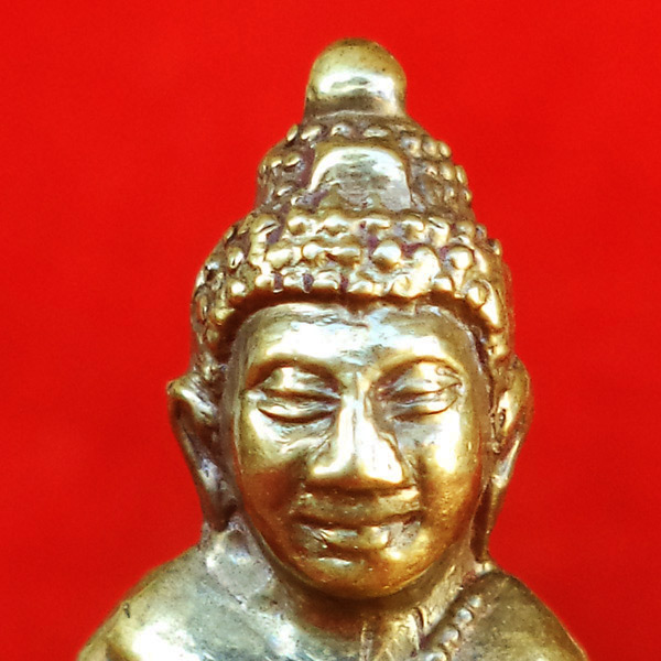 พระกริ่งโสฬส มปร.ปี 2515 เนื้อทองเหลืองขัดผิว วัดราชประดิษฐ์ ในหลวงทรงเสด็จเททอง หลวงปู่ทิมเสก 1