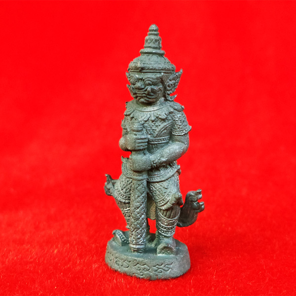 ท้าวเวสสุวรรณ รุ่นเทพประทานพร เนื้อชนวนเข้าดินไทย แยกจากชุดกรรมการ วัดพระประทานพร ปี 2558