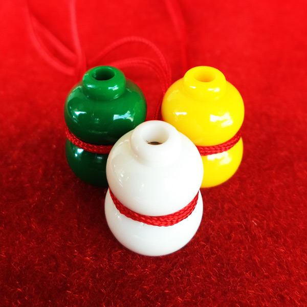 น้ำเต้าหลวงพ่อสด วัดปากน้ำ ชุด 3 สี 3 ลูก แบบที่ 3 รุ่น 100 ปี ภาพสี บูชาไว้เพื่อดูดทรัพย์ดีมาก 1