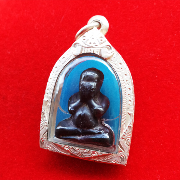 พระปิดตา หลวงปู่เอี่ยม เนื้อแร่บางไผ่ รุ่นวาสนาบารมี ปี 55 พิมพ์ชะลูด หลวงปู่วาส วัดสะพานสูง