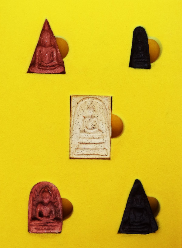 พระชุดเบญจภาคี ภ.ป.ร.เฉลิมพระเกียรติ ฉลองสิริราชสมบัติ 60 ปี สร้างวิทยาลัยการอาชีพ วังไกลกังวล 25 1