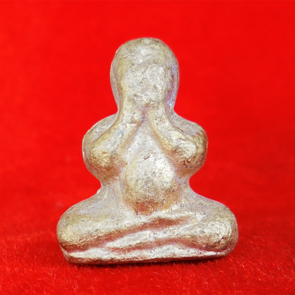 พระปิดตาหล่อโบราณ ย้อนยุค บารมีหลวงปู่เอี่ยม วัดสะพานสูง เนื้อทองเหลือง คณะศิษย์สร้าง ปี 2560 มีโค้ด