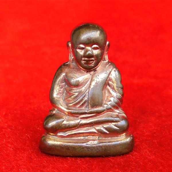 รูปหล่อหลวงพ่อเงิน วัดบางคลาน รุ้นสร้างศาลาสำนักสงฆ์บึงนครไชยบวร เนื้อนวโลหะ ปี 2559