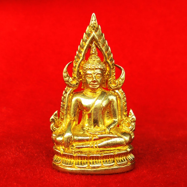 พระกริ่งพระพุทธชินราช พิมพ์ใหญ่ วิทยาลัยสงฆ์พุทธชินราช พิษณุโลก เนื้อทองทิพย์ เลขสวย ๖๖๙